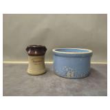 Country Kitchen Gourmet Tool Holder and Stoneware Bowl