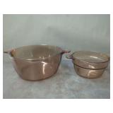 Visions Corning Ware Amber Glass Bowl