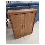 Two-Door Cabinet with Shelves