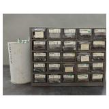 Parts Storage Cabinet with Assorted Hardware