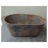 Cast Iron Wash Tub with Handles