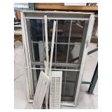 Combination Window with Shutters and Trim