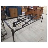 Folding Bed Frame with Wheels