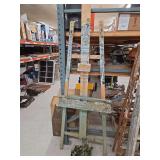 Wooden Artist Easel with Assorted Paintbrushes