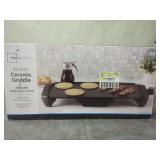 Mainstays 20-Inch Ceramic Griddle with Adjustable Temperature Control