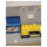 Two Metal Cases Containing Tools and Fasteners