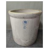Stoneware Crock with Indian Head Logo