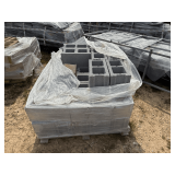 Pallet of Concrete Cinder Blocks
