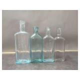 Embossed Glass Bottles