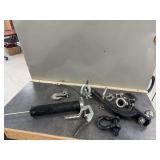Vehicle Accessories Including Ball Mount, Shackles, and Grease Gun