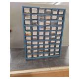 Hardware Organizer Cabinet with Assorted Fasteners