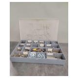 Fasteners and Driver Bits in Storage Container