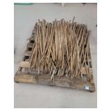 Pallet of Concrete Stakes