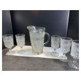 Wexford Pitcher and Glasses