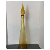 MCM Vintage Amber Empoli Genie Bottle