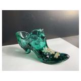 Fenton Art Glass Slipper