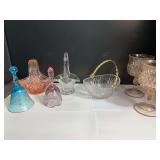 Glass Baskets and Bells