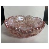 L.E. Smith Comet in the Stars Carnival Glass Dish