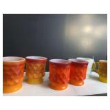 Fire-King Kimberly Coffee Mugs - 6