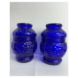 Cobalt Blue Canister Jars