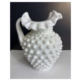 Fenton Hobnail Syrup Pitcher