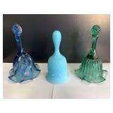 Fenton Glass Bells - 3