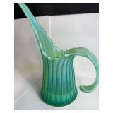 Fostoria Heirloom Blue Swung Pitcher