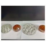 Vintage Glass Flower Frogs - 4