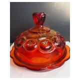 L.E.Smith Moon and Stars Butter Dish