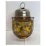 Schmid Amber Biscuit Jar - Musical Lid