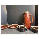 Hull Ovenproof Pitcher Sugar Creamer Set