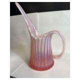 Fostoria Pink Opalescent Swung Vase