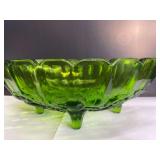 Light Green Indiana Glass Fruit Bowl