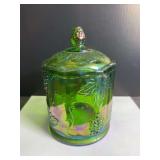 Indiana Glass Carnival Iridescent Canister