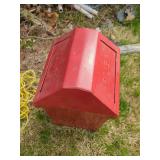 Atlas Products Company Metal Trash Receptacle