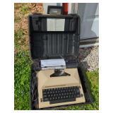 Electronic Typewriter with Carrying Case