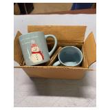 TWO "THERES SNOW PLACE LIKE HOME" COFFEE CUPS