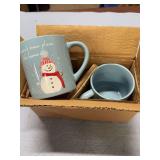 TWO "THERES SNOW PLACE LIKE HOME" COFFEE CUPS
