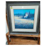 SIGNED DAVID SHORT - SUMMER VILLA PRINT 30X30