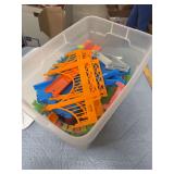 TOTE OF CAR TRACK TOYS