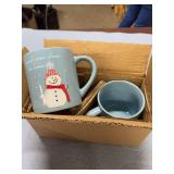TWO "THERES SNOW PLACE LIKE HOME" COFFEE CUPS