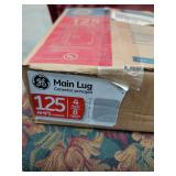 GE MAIN LUG 125 AMP 4 SPACES 8 CIRCUITS INDOOR