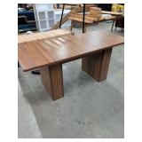 NEW - LIBRARY DINING TABLE WITH LEAF - 71X32X30 WITH LEAF IN