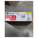 GE MAIN LUG 125 AMP 8 SPACES 16 CIRCUITS INDOOR