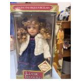 NIB CLASSIC TREASURE SPECIAL EDITION GENIUNE FINE BISQUE PORCELAIN DOLL