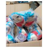 6 SETS TOTAL OF 12 LABYRINTH ELLO WORM PLUSH SLIPPERS