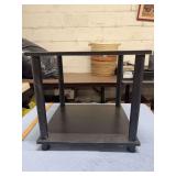 TWO TIER WOODEN TABLE