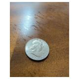 1963 FRANKLIN SILVER HALF DOLLAR