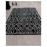 ALLEN ROTH - DARK EXUBERANCE AREA RUG 7 FT X 10 FT