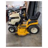 CUB CADET LGTX 1054 - 54 INCH CUT RIDING LAWN MOWER WITH POWER STEERING AND KOHLER 27 HP TWIN CYLINDER ENGINE